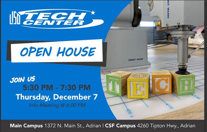 Check out any one of our 28 state-of-the-art programs!
Meet our instructors and talk to current students.
Learn more about high school and college credit opportunities as well as industry-recognized certifications.
Enjoy some refreshments and enter to win door prizes!