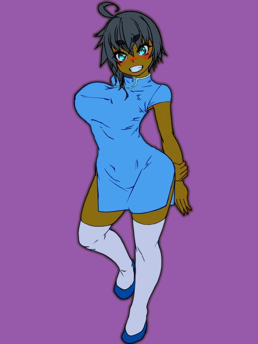 線画描いて放置してたのを
ポーズいじってベース塗りまで
とりあえず今日はここまで～
#九嶺蓮歌 