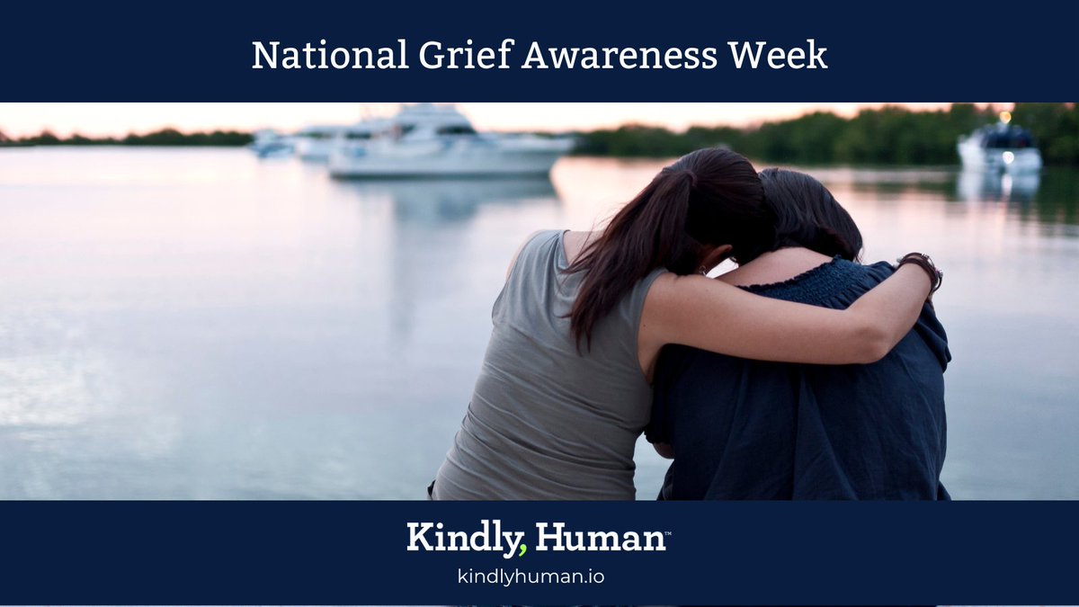 Grief has no timeframe and can come to us in waves of all sizes. This week is National Grief Awareness Week and if you are navigating grief, we encourage you to reach out. Connect with Peers who understand what you are facing. 
#NationalGriefAwarenessWeek #KindlyHuman