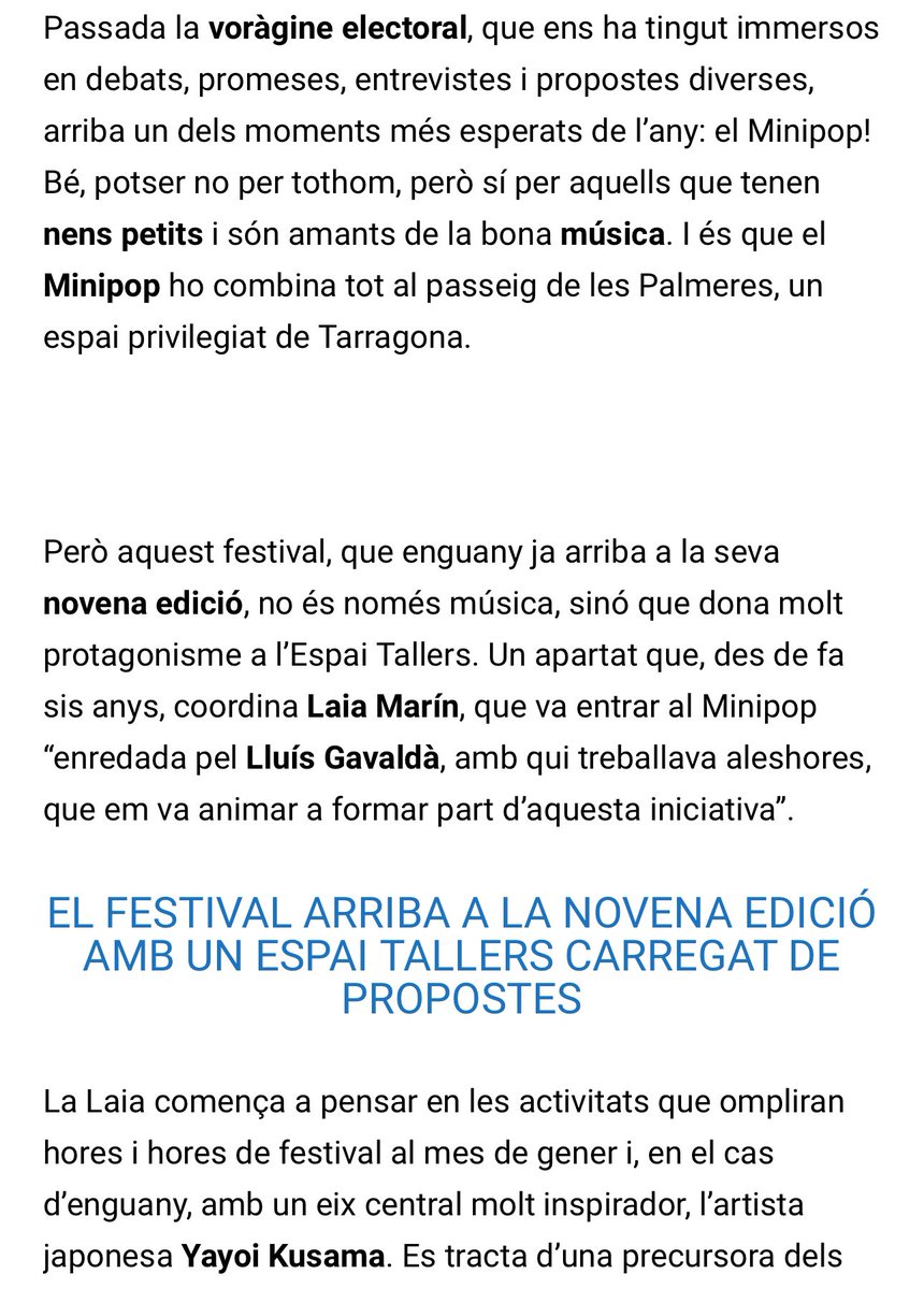 laiamarinh's tweet photo. 📬 Obro per darrera vegada la bústia de casa per trobar-me l’últim número del @fetatarragona. I m’ha fet pensar en una entrevista que em va fer la @laiapm en el marc del @FestivalMinipop! 

👏🏻 Gràcies per aquests 1️⃣0️⃣ anys de periodisme local cuinat a foc lent. Us enyorarem! ♥️✨ https://t.co/6WPTofbFkH