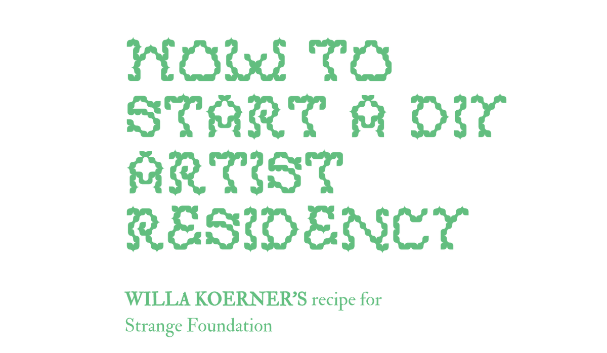 willak's tweet photo. I wrote a recipe for @metalabel_'s Collaboration Cookbook, on how to start a DIY artist residency <3

Meanwhile, @strangefound has been hibernating for a bit, but will be shape-shifting into another form very soon. Stay tuned 🌙

https://t.co/4B8OqynEJs https://t.co/1xd3q4pvhb