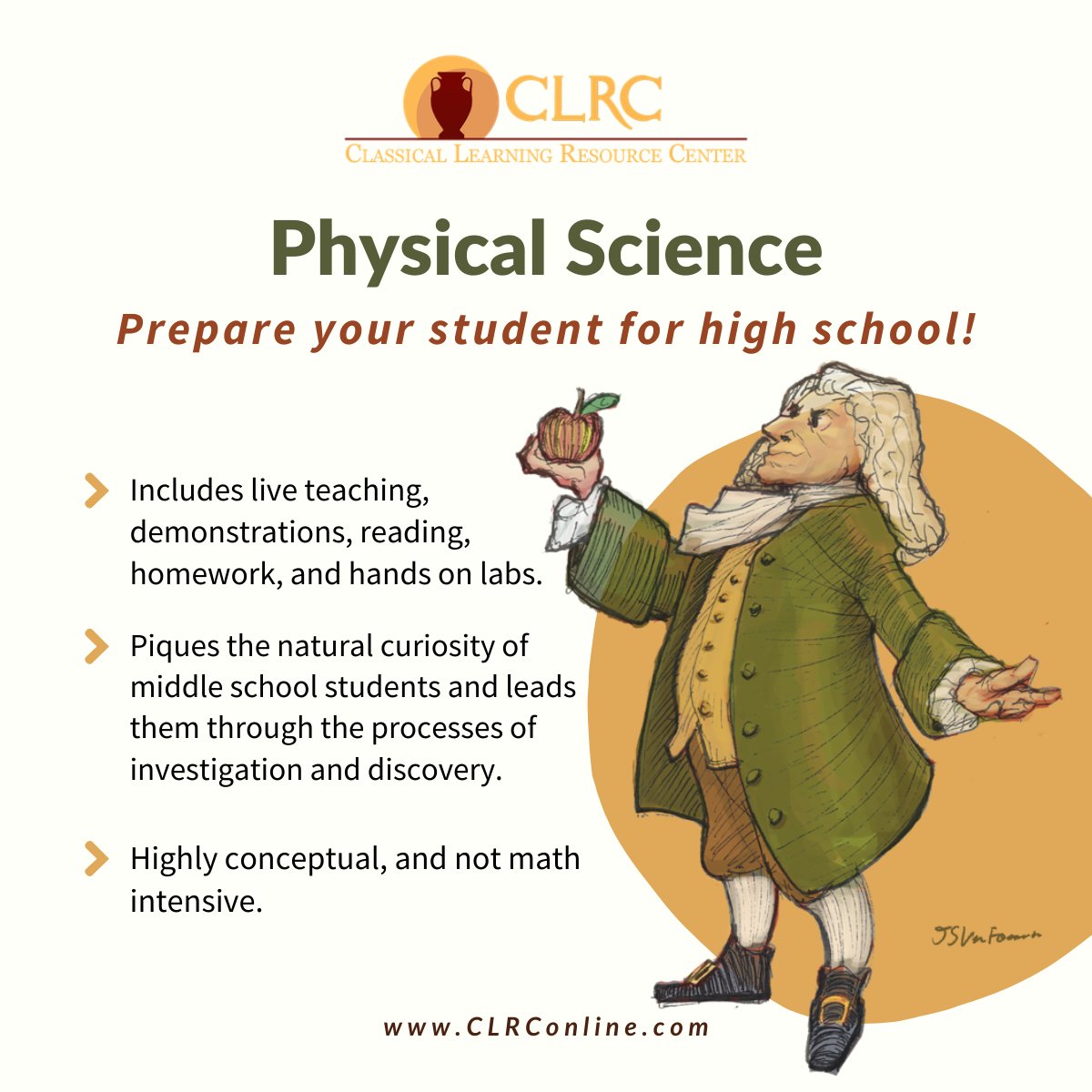 CLRConline's tweet image. CLRC&apos;s middle school Physical Science class includes live teaching, demonstrations, reading, homework, and hands on labs at home. The instructor provides feedback and grades for all assignments.

#middleschoolscience
#onlinescienceclass
#onlinephysicsclass