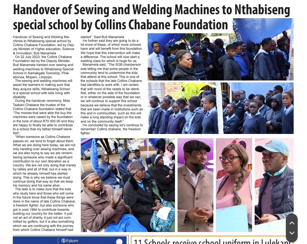 As we uphold the legacy, we are indeed grateful to golfers and sponsors, in-kind support from various individuals and institutions for being there for us in 2023. We made a huge difference to Dagbreek Primary School, Modimolle &amp; Nthabiseng Special School in Phalaborwa.2024 next