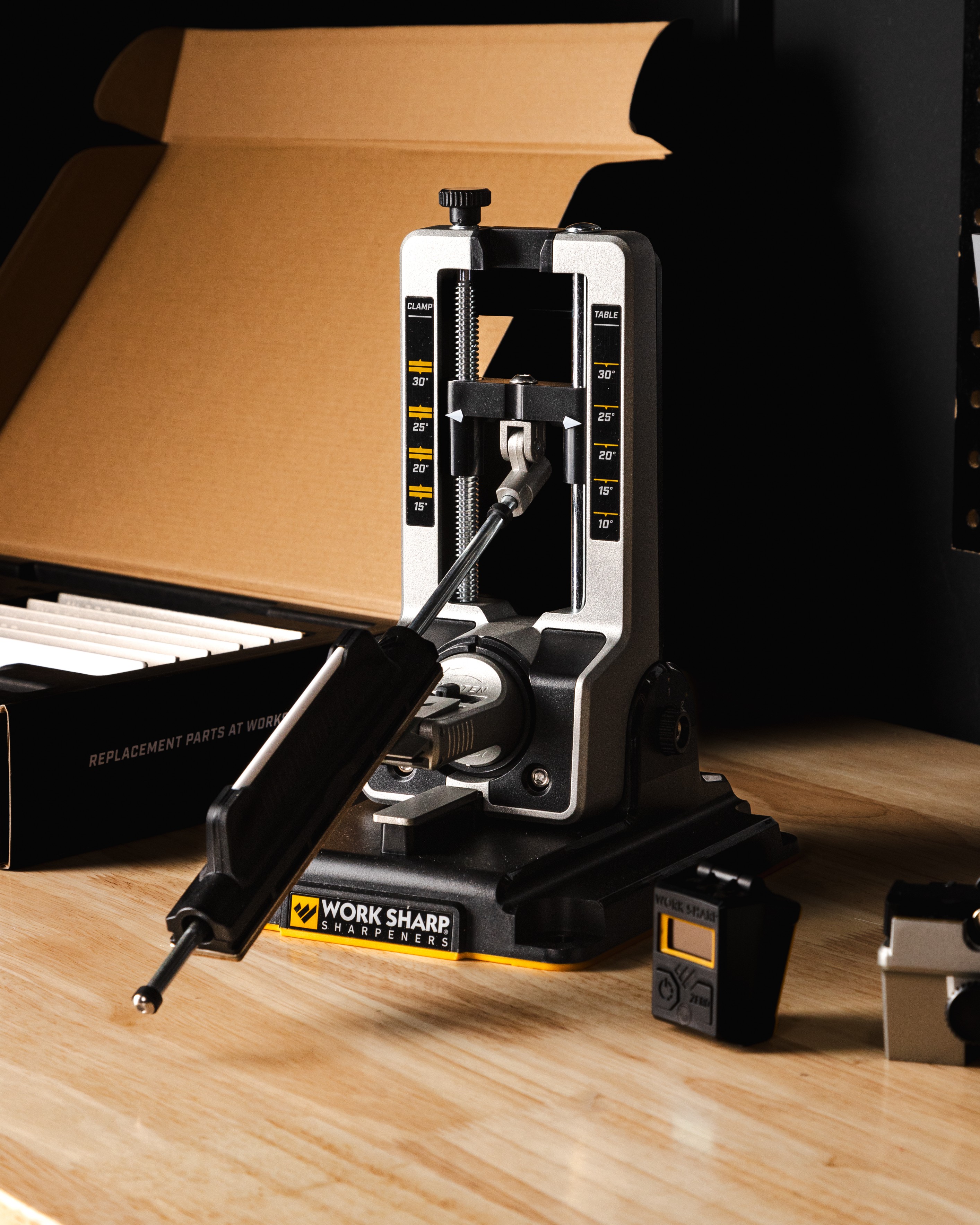 Blade HQ on X:  Knives are cool and all but you'll  eventually need to sharpen them. Choose from Worksharp's latest sharpeners!  The Work Sharp Professional Precision Adjust Knife Sharpener and the