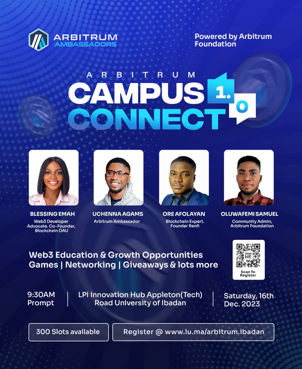 Arbitrum Campus Connect (💙,🧡) tweet media