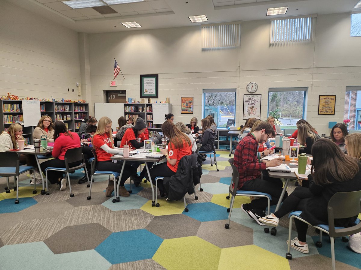 mlyons2350's tweet photo. Digging into the Deep Learning Competencies during professional development and discussing how they support and move our students forward in their learning and growth. #rcspride https://t.co/7pfHM8hOjA