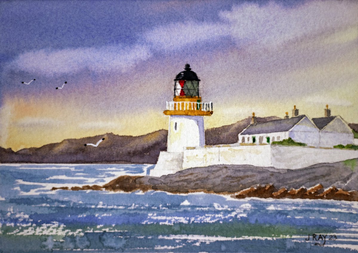 SeaStackJohn's tweet image. Fladda Lighthouse, Slate Islands, Scotland.