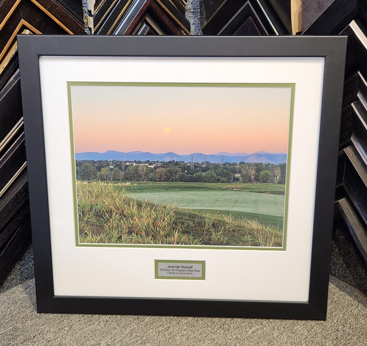 FrameDeArt's tweet image. 2023 Broken Tee Photography Contest!  We are honored to donate these frames to Broken Tee and Jeremiah!  We used a #CrescentBrands Golf Ball mat!

#Golf #GolfCourse #BrokenTee #Photography #PhotographyContest

@TruVueGlazing
@NewsEnglewoodCO