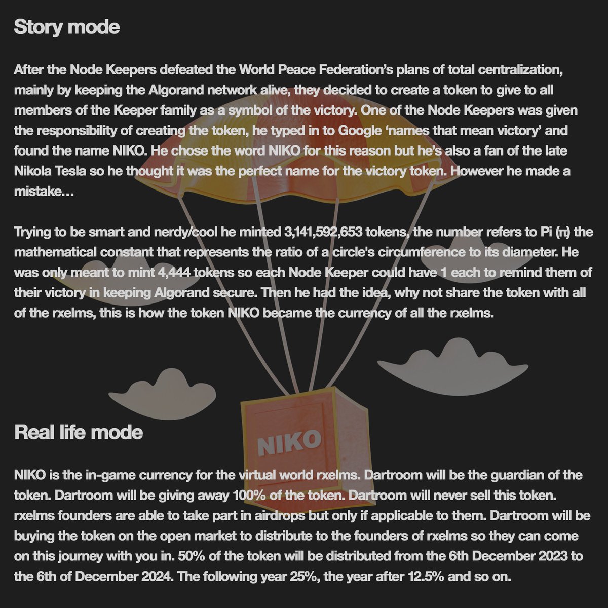 ✨The biggest airdrop the #rxelms virtual world will have have has just started!👀

📲OPT in - 1262895856

🛩Airdrop requirements:

1️⃣To enter please add your #Algorand wallet address or .algo in the thread. 

To be illegible with just a wallet address, your Twitter account needs