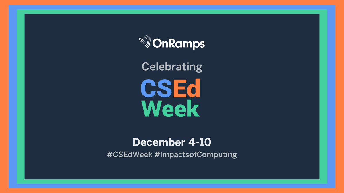 TexasOnRamps's tweet image. We're celebrating #CSEdWeek! This year's theme examines the #ImpactsofComputing. In our #OnRamps Computer Science course, we also ask students to challenge assumptions & misconceptions of computer science and what it means to be a computer scientist. What are your thoughts?