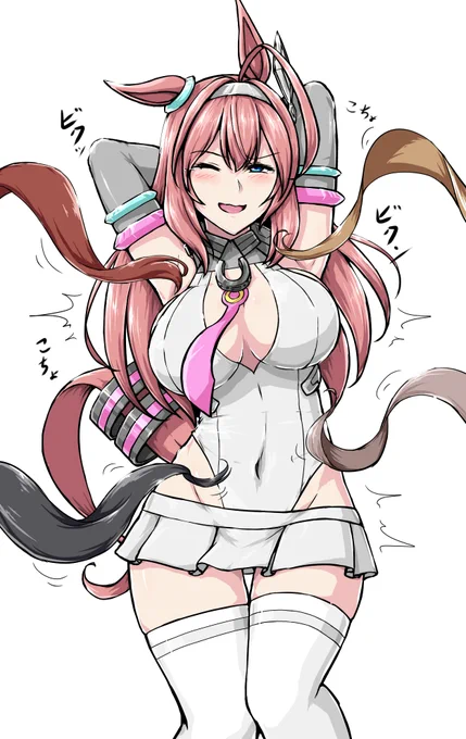 skebで依頼いただきましたくすぐられているブルボンです友人たちに尻尾で協力して貰い根性とパワーを鍛えますあのキタちゃんをしごいたブルボン師匠がこの程度のハードトレーニングに耐えられないはずがない 