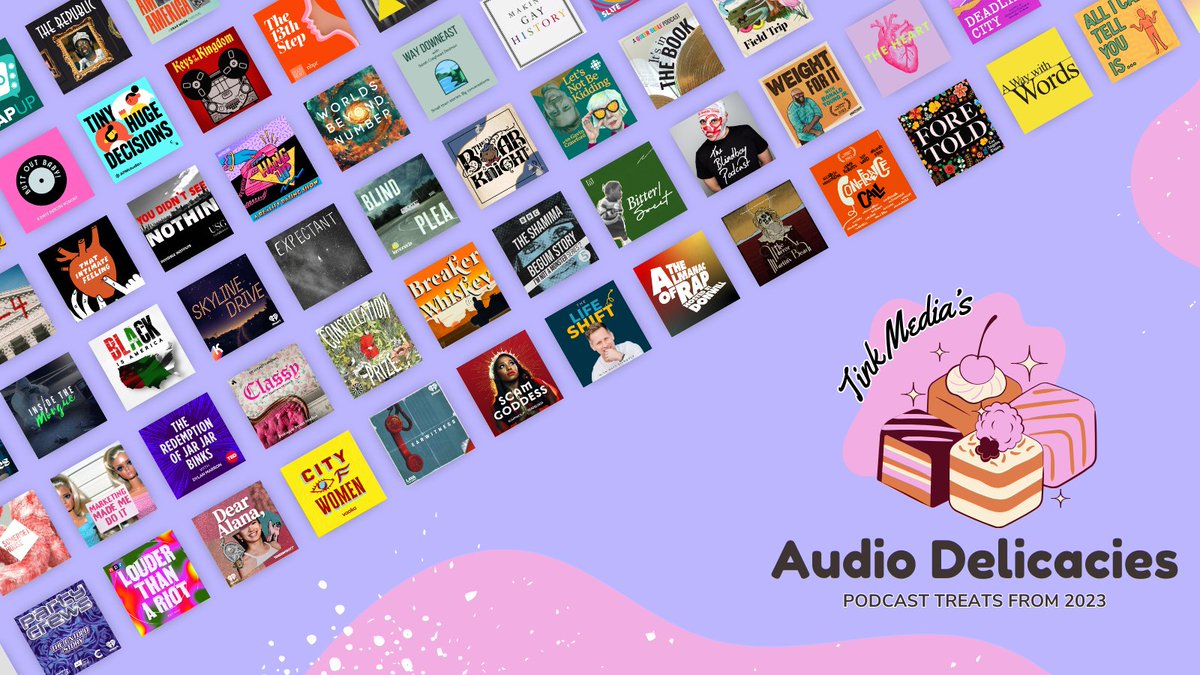 🍭Audio Delicacies 2023 is HERE🧁—we're highlighting the BEST podcasts and episodes that showcase the uniqueness and diversity of the podcast industry. Our goal is to recommend shows that may not be included on other year-end or best-of lists. bit.ly/3RsX9kf