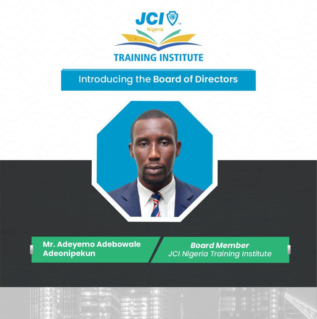 JCIN_Collegiate's tweet image. Meet the JCI Nigeria Training Institute Board of Directors; a team of remarkable, seasoned professionals with expertise spanning various fields. Their wealth of experience positions them as pillars in their respective endeavours.