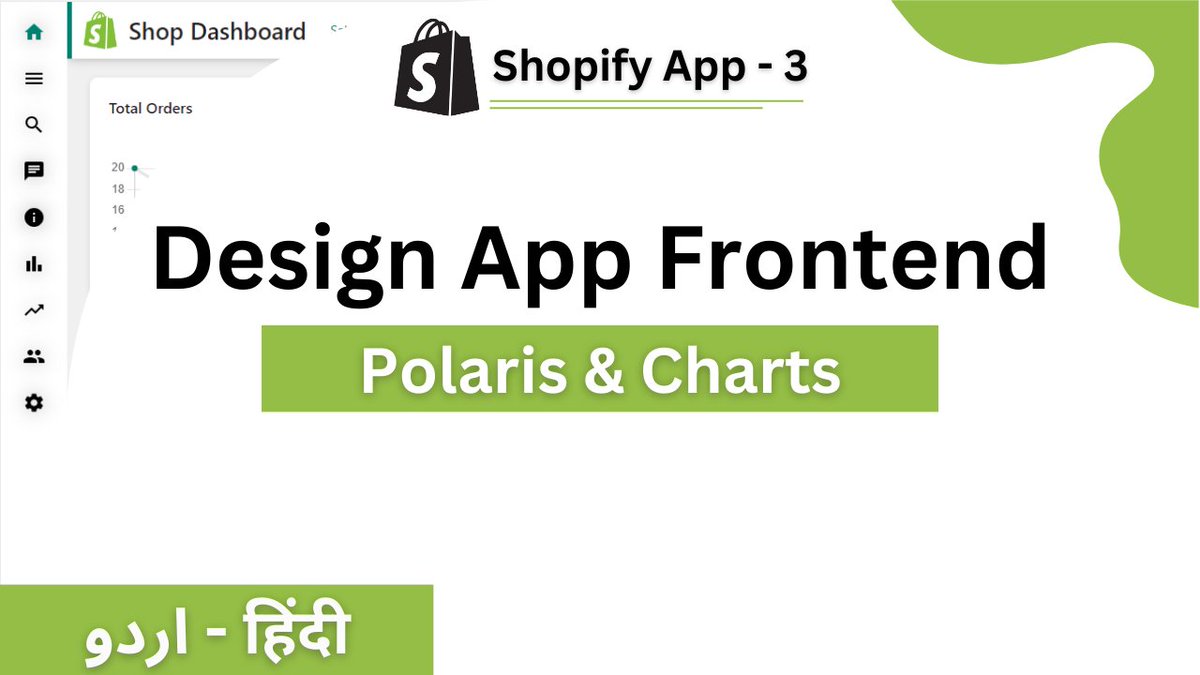 stackwisedev's tweet image. Design a very Cool Shopify App Layout for Store Statistics using Node... Subscribe to My Channel ❤️
youtu.be/jgyYAFBTcAE