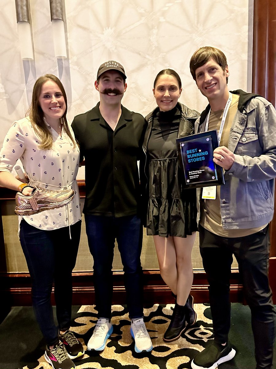 Pacers Running is honored to be named one of the 2023 Best Running Stores in the US.❤️

Elyse also won the Rising Star award from Brooks - given to people helping advance the industry! 

Thank you to our amazing team and the most supportive running community. #ForEveryRun
