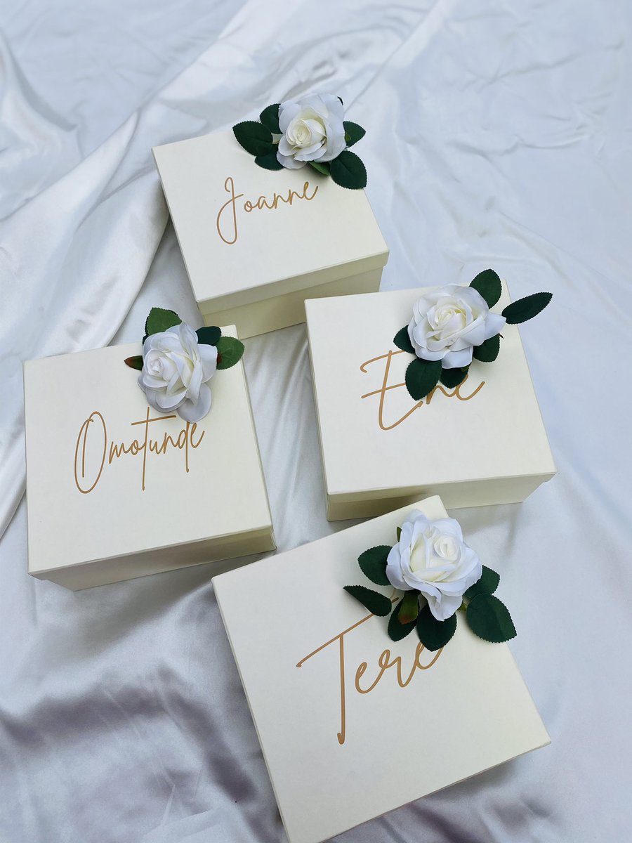 lammso__'s tweet photo. All kinds of gift boxes &amp; bridal favors in Lagos 📍Nationwide delivery https://t.co/96SmEGsI9S