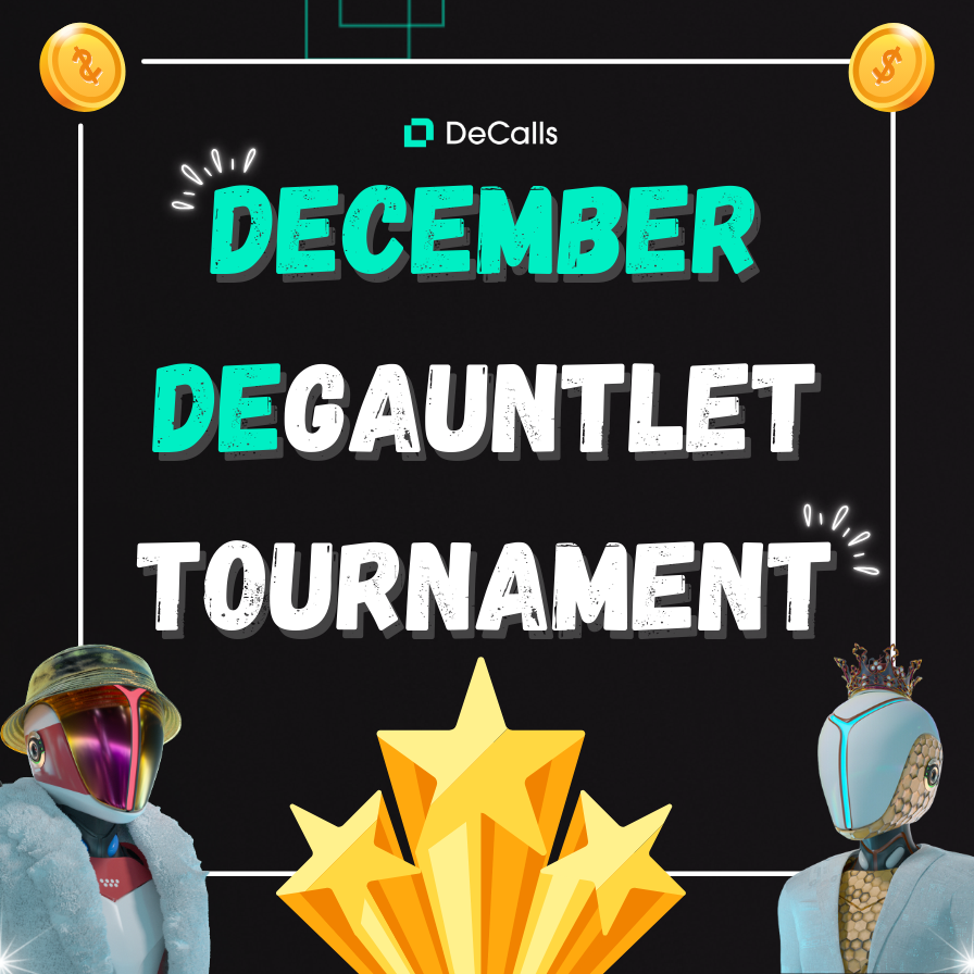 We are happy to announce start of our December DeCalls cross community tournament! 8 communities will take part in the gauntlet to prove who is the most skilled and dominant in predictions 🪙 1st place player will earn themselves the title 'Prediction Predators'