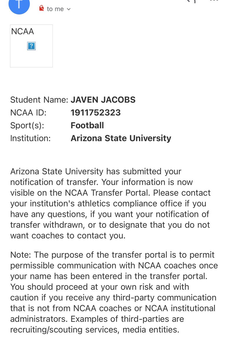 Officially in the Transfer Portal! Javen Jacobs WR/RB #8 youtu.be/6eGdxDz5zZk