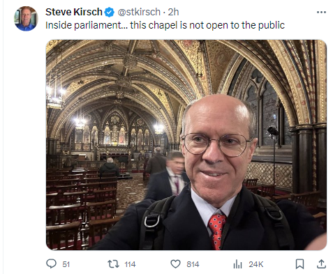 TheCraneReport's tweet photo. Life parodying art or is this one of @coldwarsteve's?
#RecUK (pron. 'Wreck UK') MP #ABridgenTooFar is hosting US antiwaxxers at Portcullis House. He's in the background, showing receiver of stolen #recordleveldata
 S t e v e  K i r s c h around Parliament.
https://t.co/9XTSjAcCyY https://t.co/xf19FMMys1