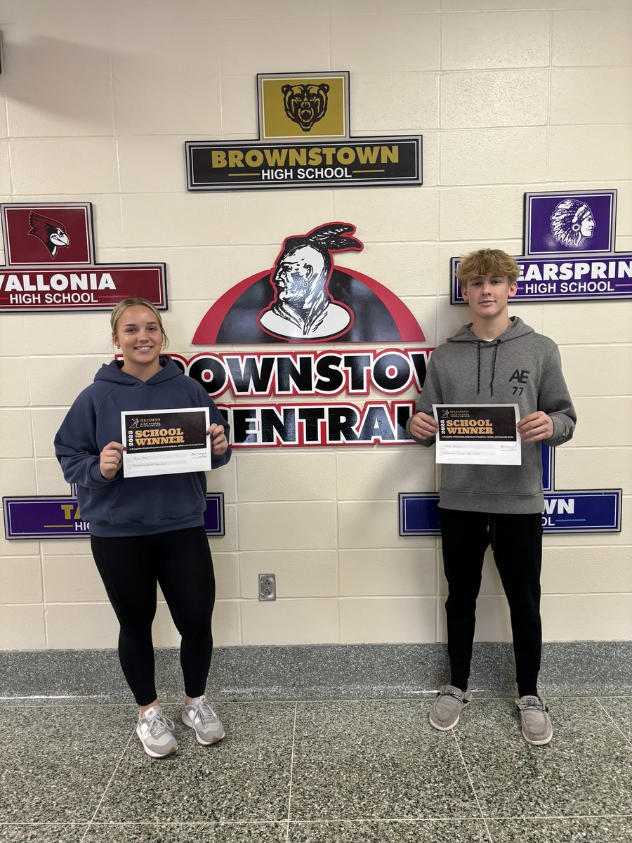 The Heisman Trophy Trust announced Ethan Garland and Rylee May as the 2023 BCHS Heisman High School Scholarship recipients! Congratulations, Ethan and Rylee!