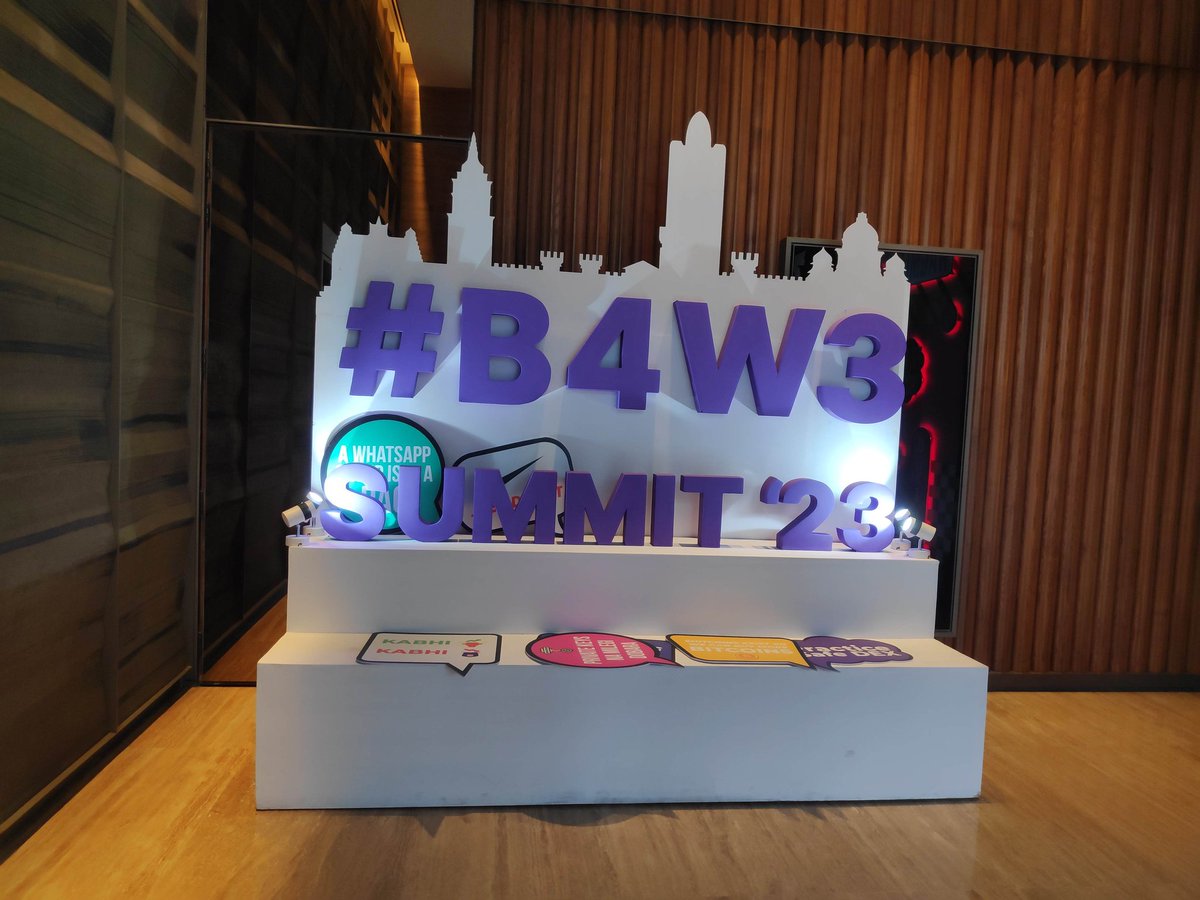 rama_vats's tweet image. At #BUIDLforWeb3 Summit 23 🔥