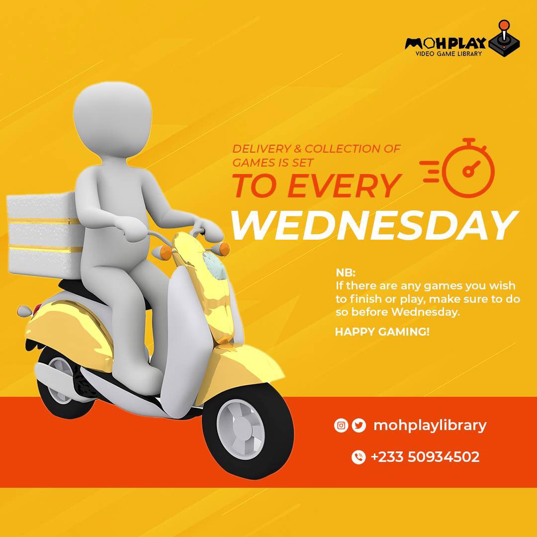 mohplaylibrary's tweet photo. Happy Gaming!! If there are any game you wish to finish or play, do so before every Wednesday with @mohplaylibrary 
#Gaming #MohPlayLibrary https://t.co/k9sEzEGcUB