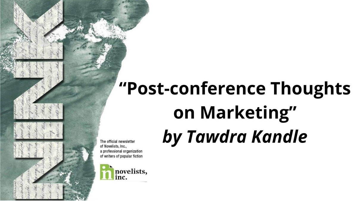 Check out these “Post-conference Thoughts on Marketing” by Tawdra Kandle!
ninc.com/nink-post-conf…

#NinkKnowledge #writerslife #writers #author #NINC #NINCauthor #writing #amwriting #writingtips #amediting #writingcommunity #businessofwriting