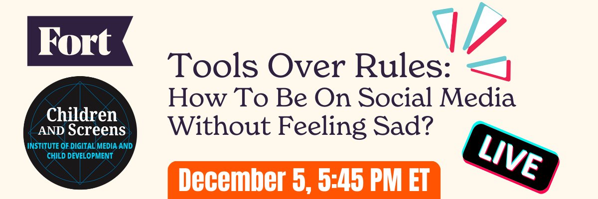 According to the CDC, 6-in-10 teen girls report feeling hopelessly sad. Evidence shows social media may have a lot to do with it. Join a webinar tomorrow, December 5 at 5:45, for practical tips on how to stay safe and avoid sadness. Join here: us06web.zoom.us/webinar/regist…