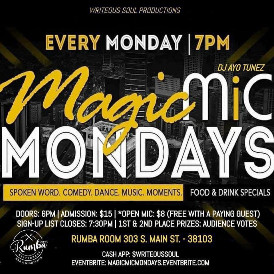 writeoussoul's tweet photo. Monday is the new Friday! Join us where the magic happens. ✨🎙️🔥 https://t.co/jzlE95Ghd5