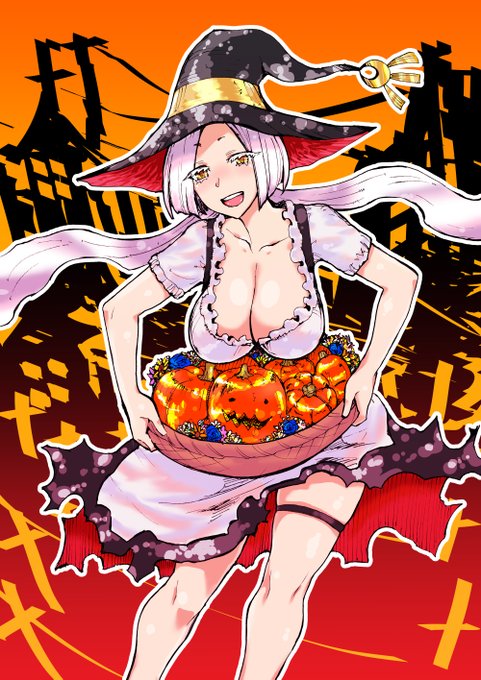 寝る前にハロウィン姉さん再掲しておく。わりとお気に入り。 
