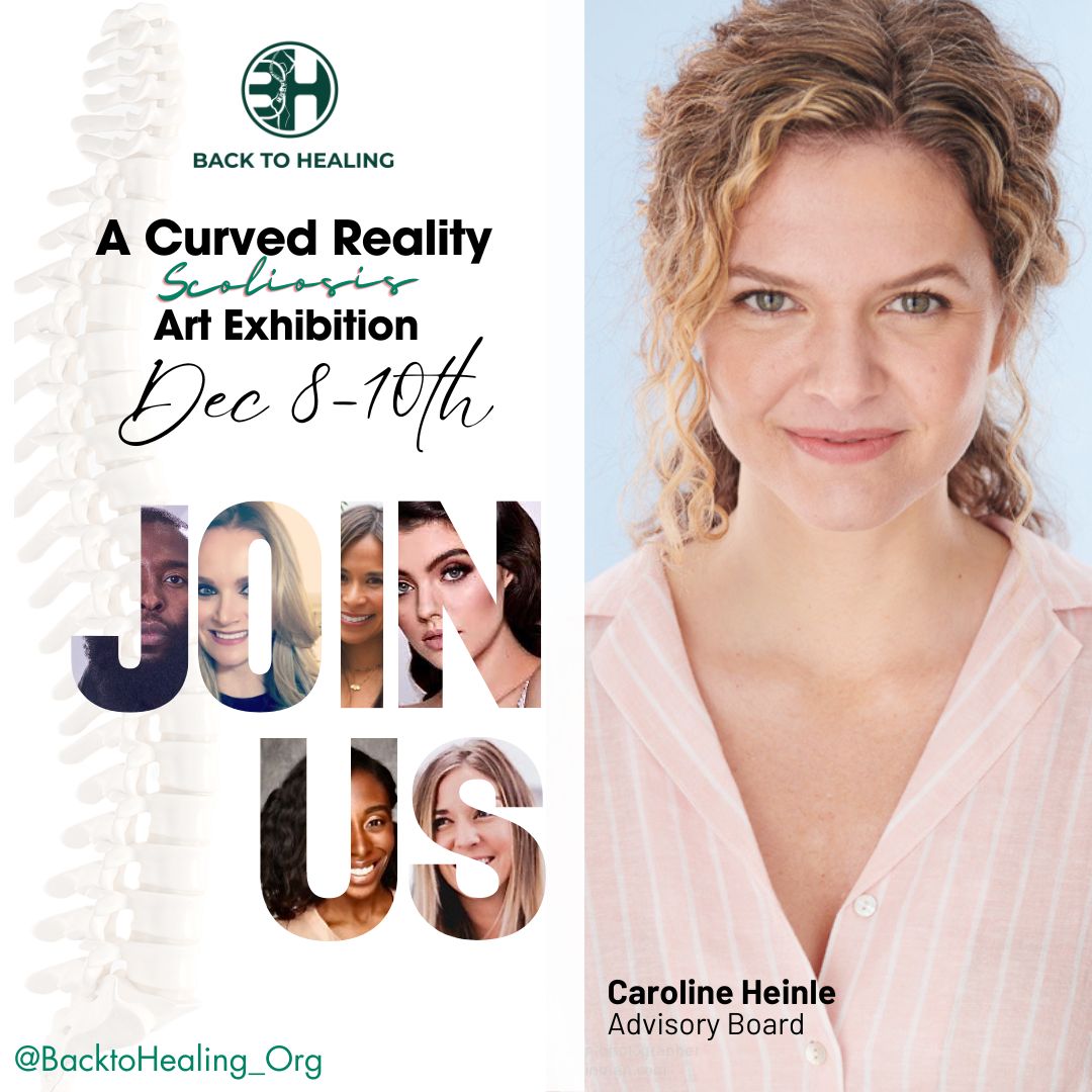 CarolineHeinle's tweet photo. #TisTheSeason of giving so I’m sharing a special way to give back 🫶 Introducing “A Curved Reality”, @backtohealing's 2023 #Scoliosis Empowerment Art Exhibition 🌿📸 

Taking place December 8 - 10th in Washington D.C. RSVP to BackToHealing.Info@gmail.com 

https://t.co/Gv2veHZ9s9 https://t.co/4fhVTDJMEI