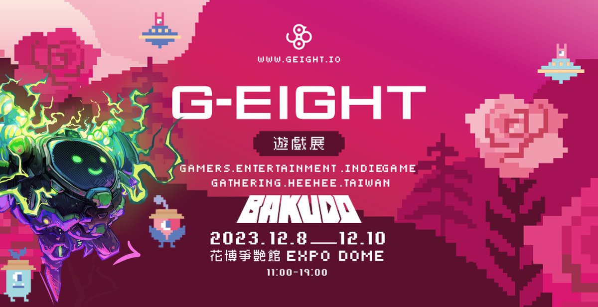 SAYILGAMES's tweet image. 📣 This weekend is @geight_tw Game Expo – Is everyone prepared to welcome this gaming event?📣
On-site, there will be playable game demos, and attendees can also collect G8 cards and BAKUDO mini-cards.
#g8gameshow #2023GEIGHT
