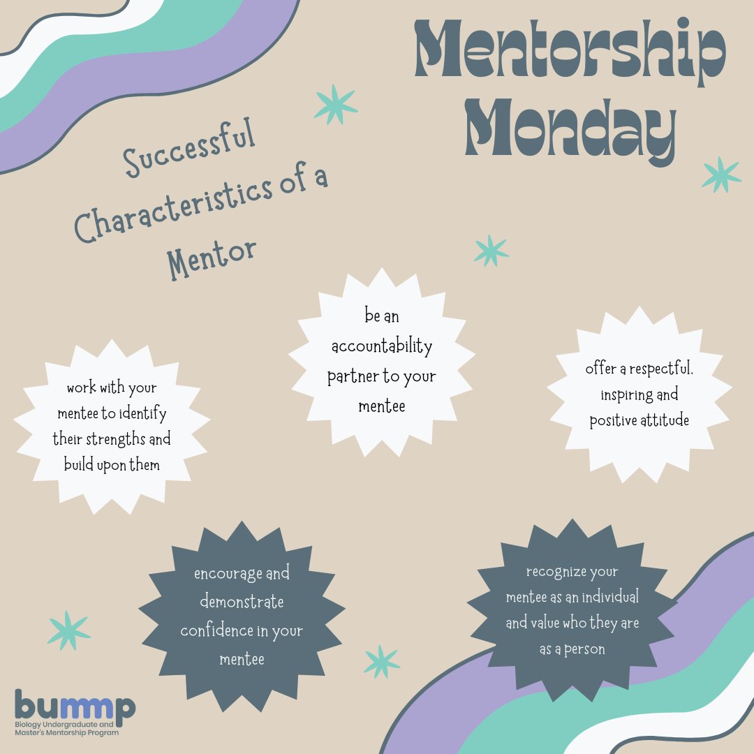 Happy Mentorship Monday! As we near the end of the first quarter of mentorship, we want to share some characteristics that contribute to a successful mentor relationship. Incorporating these qualities can create an impactful relationship between mentees and mentors!