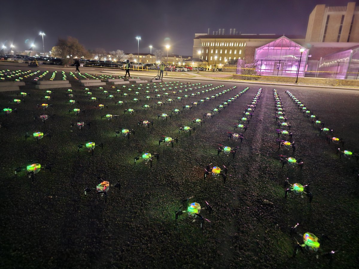 techroboticsorg's tweet image. We got the privilege of helping run the drone show at the 100th year celebration of carol of lights at Texas Tech University! It was as an honor to be apart of such an historic moment in Tech history!
#techrobotics #robotics #stem #texastech #Drones