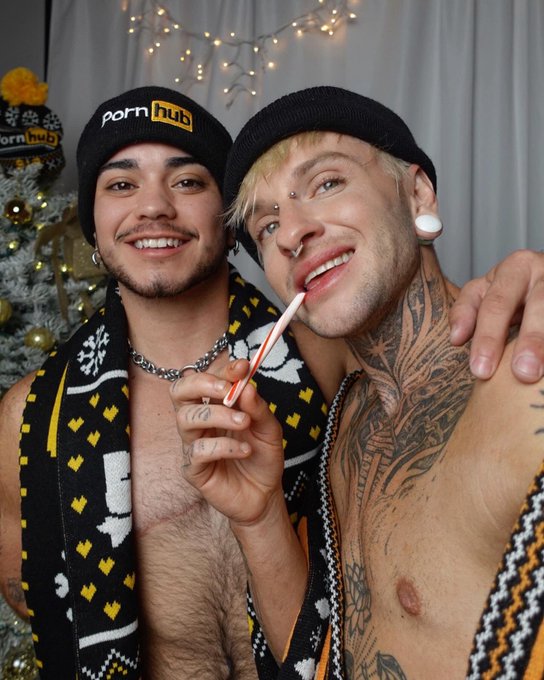 2 pic. we grown! ? prenominate my boy @Apollo__moon for favorite bear & me for favorite twink for the