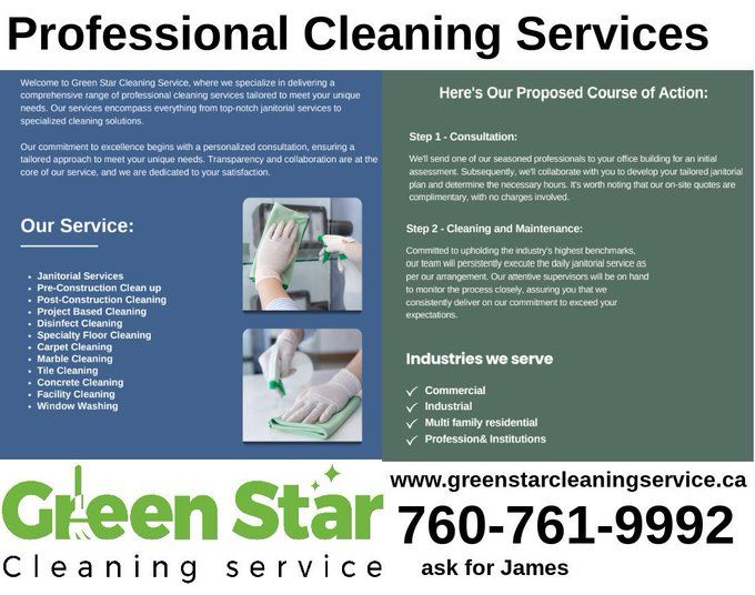 TVYouCANADA's tweet photo. With 20+ years of industry experience, we have established ourselves as a leading cleaning service provider in Alberta. Green Star Cleaning Services https://t.co/LvW0QXQbjv #yeg #edmonton #strathco #shpk #t8n #fortsask #nisku #leduc #sprucegrove #stonyplain https://t.co/EPyUBsyCOy