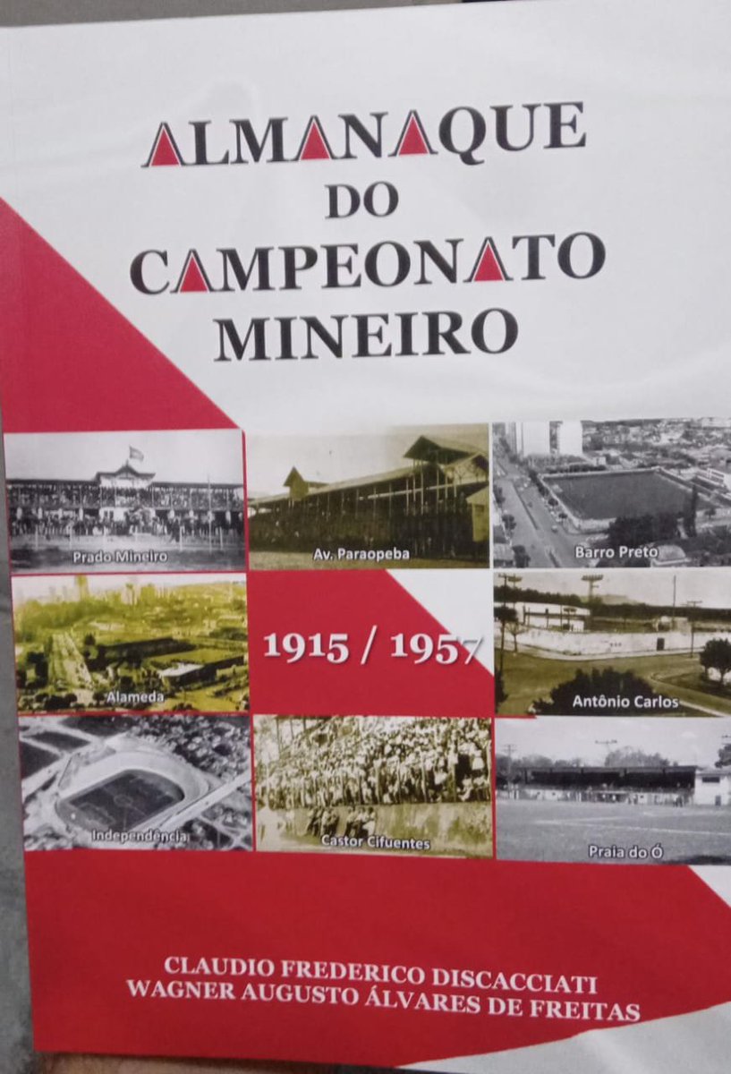 Edição novinha do almanaque do campeonato mineiro com os jogos de 1915 até 1957.
muito bom!