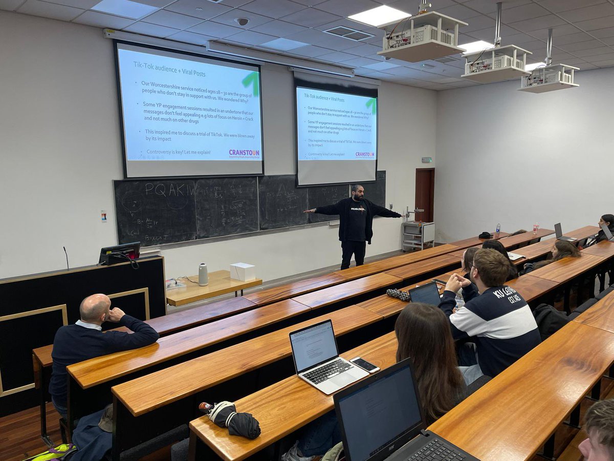 Alistair Bryant (@alistairbryant3) on Twitter photo Today was an epic day of <a href="/MegJ4289/">Megan Jones (She/Her)</a> and myself supporting as guest lecturers for <a href="/Matt_J_Bacon/">Matthew Bacon</a> never done that before was super cool!! <a href="/Cranstoun_org/">Cranstoun</a> Today was an epic day of <a href="/MegJ4289/">Megan Jones (She/Her)</a> and myself supporting as guest lecturers for <a href="/Matt_J_Bacon/">Matthew Bacon</a> never done that before was super cool!! <a href="/Cranstoun_org/">Cranstoun</a>