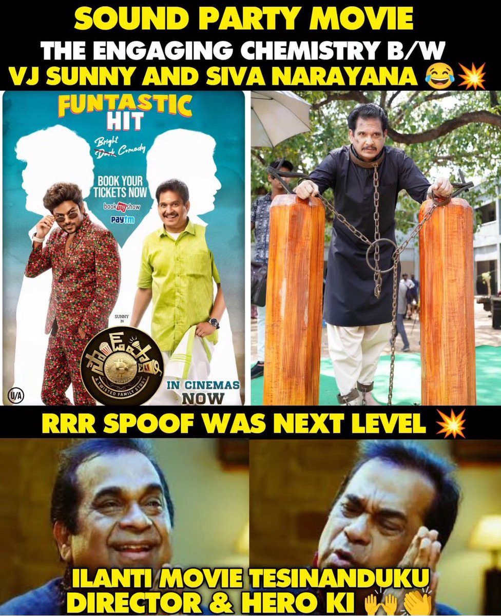 #SoundParty continues to entertain the Audience in theatres exceeding expectations ❤️‍🔥🥳 

Book your tickets now💥