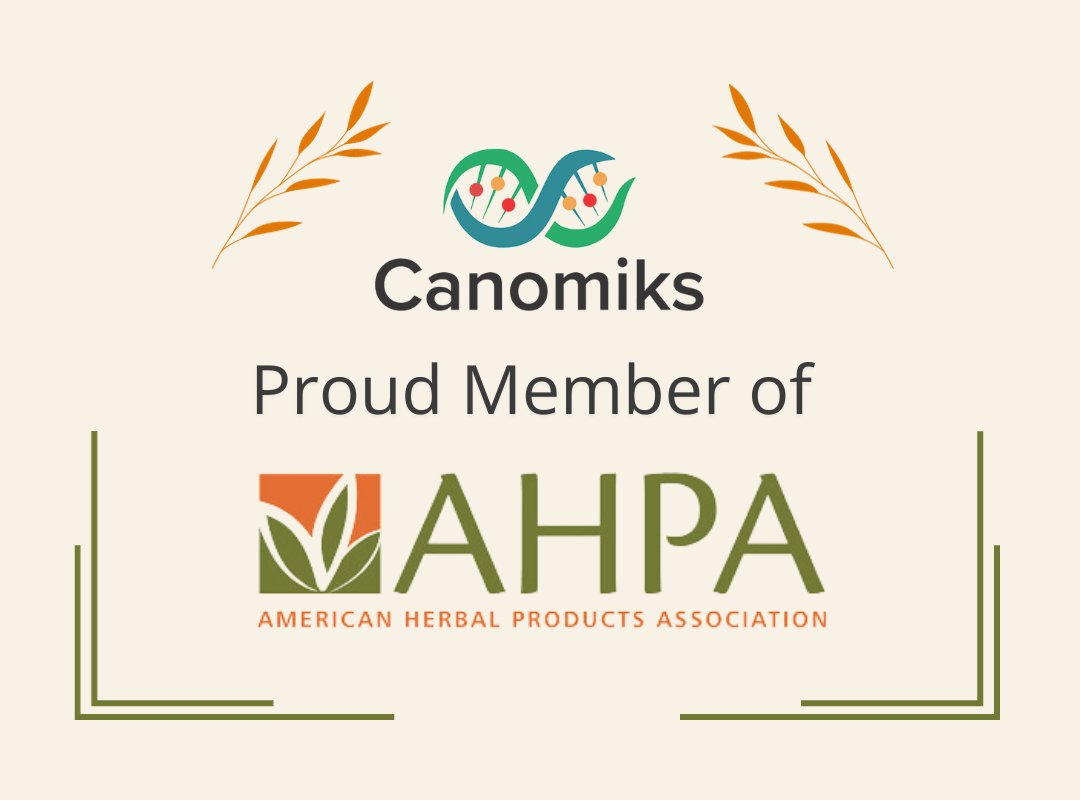 #Canomiks is a proud American Herbal Products Association member. AHPA is a national trade association that is a voice of the herbal and natural products industries. We are honored to be part of #AHPA as we work toward Canomiks’ vision to ‘Make Food as Medicine a Reality®.’