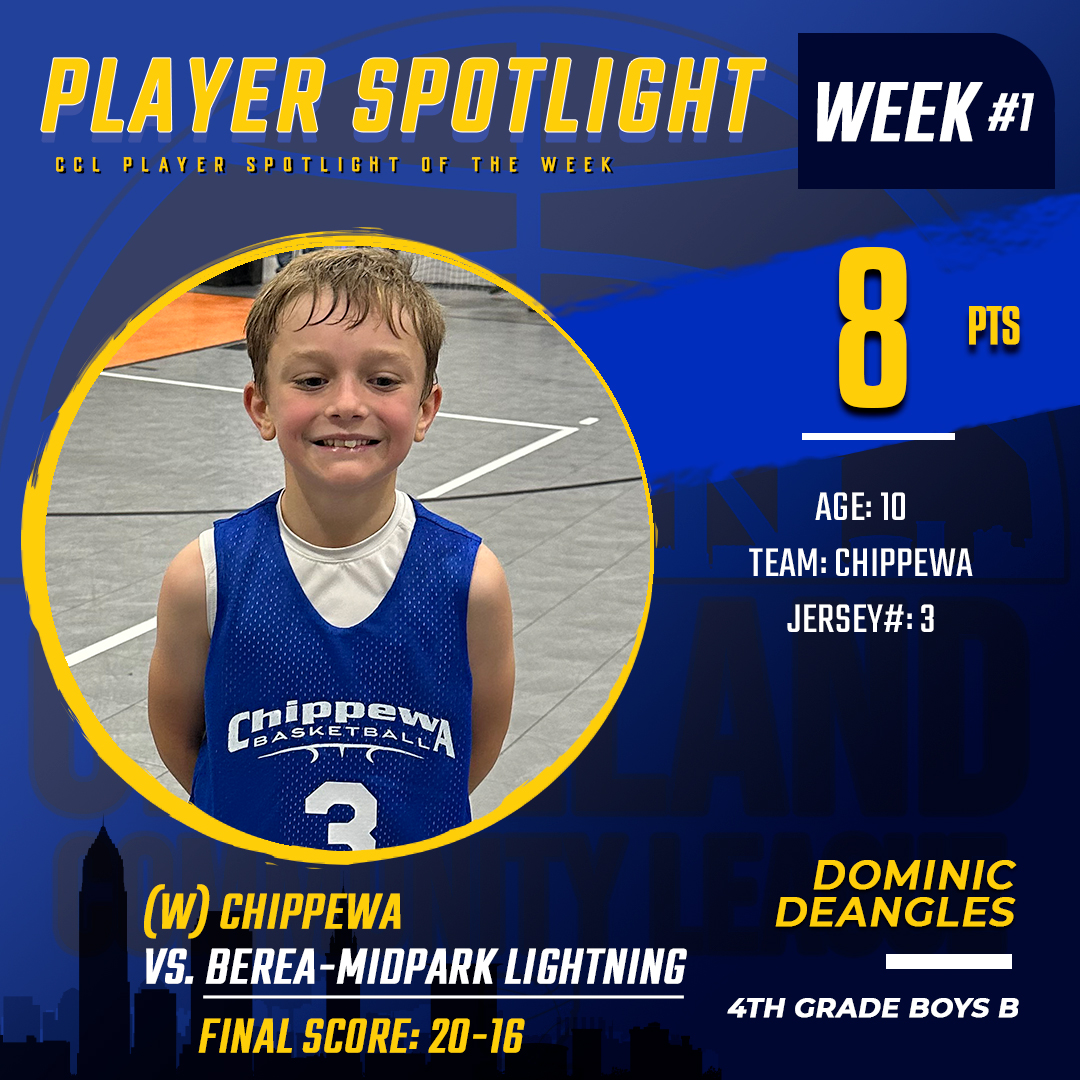 Ohio_Basketball's tweet photo. 🚨Week #1 - (CCL) Player Spotlight of the Week!

4th Grade-Boys B Division, Dominic Deangles from Chippewa!
@ChippAthletics @ChippBasketball https://t.co/U9utWi5Fnh