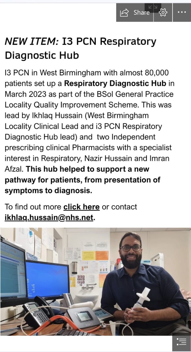 afjal hussain (@afjalhu64781468) on Twitter photo I'm proud of our little team at i3 PCN who set up the respiratory diagnositic hub, this hub went a long way to help support a new patheay for patients from presentations of symptoms to diagnosis 👏👏, <a href="/RavyGabrria/">Ravy Gabrria-Nivas (Lola)</a> <a href="/OrujAlam/">Oruj</a> <a href="/AftabAr12737478/">Aftab Arif</a> <a href="/SophiaRaja8/">Sophia Raja</a> I'm proud of our little team at i3 PCN who set up the respiratory diagnositic hub, this hub went a long way to help support a new patheay for patients from presentations of symptoms to diagnosis 👏👏, <a href="/RavyGabrria/">Ravy Gabrria-Nivas (Lola)</a> <a href="/OrujAlam/">Oruj</a> <a href="/AftabAr12737478/">Aftab Arif</a> <a href="/SophiaRaja8/">Sophia Raja</a>