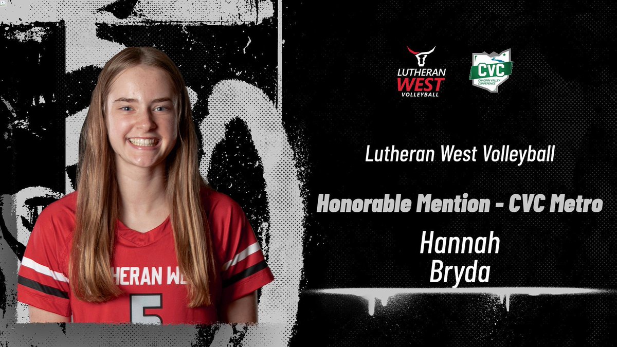 Lutheran West Athletics (@lw_athletics) on Twitter photo Congrats to <a href="/LW_Volleyball_/">LW Volleyball</a> All <a href="/CVC_Athletics/">Chagrin Valley Conference</a> Second Team and Honorable Mention Honors; Morgan Morley & Ary Garcia - Second Team, Paige Scheidemantel & Hannah Bryda - Honorable Mention. #GoWest Congrats to <a href="/LW_Volleyball_/">LW Volleyball</a> All <a href="/CVC_Athletics/">Chagrin Valley Conference</a> Second Team and Honorable Mention Honors; Morgan Morley & Ary Garcia - Second Team, Paige Scheidemantel & Hannah Bryda - Honorable Mention. #GoWest