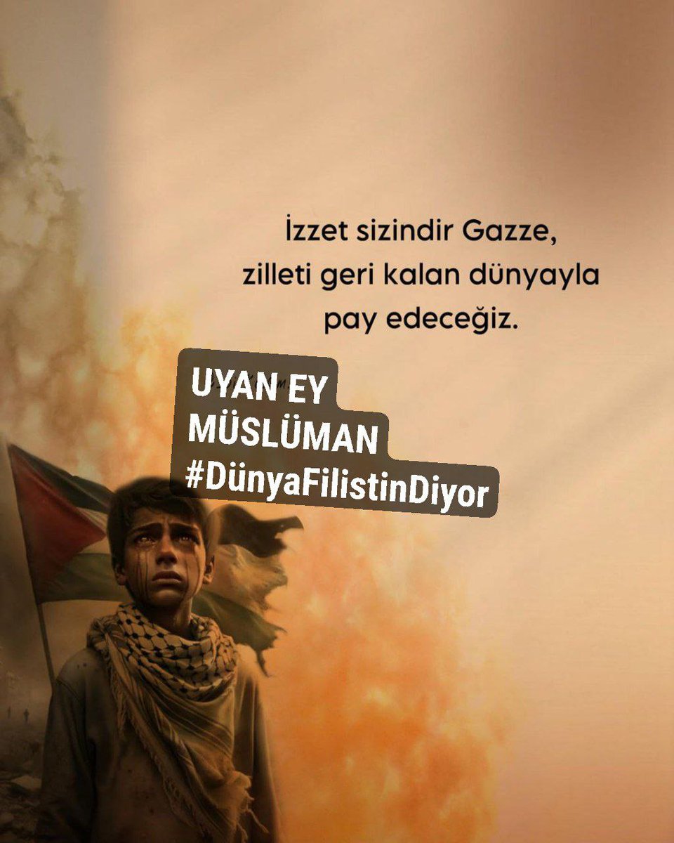 Netanyahu destekleyen hangi ülke olursa olsun katıksız onun bunun çocuğudur !! 
Filistin İnşAllah size mezar olacak !!

UYAN EY MÜSLÜMAN

#DünyaFilistinDiyor