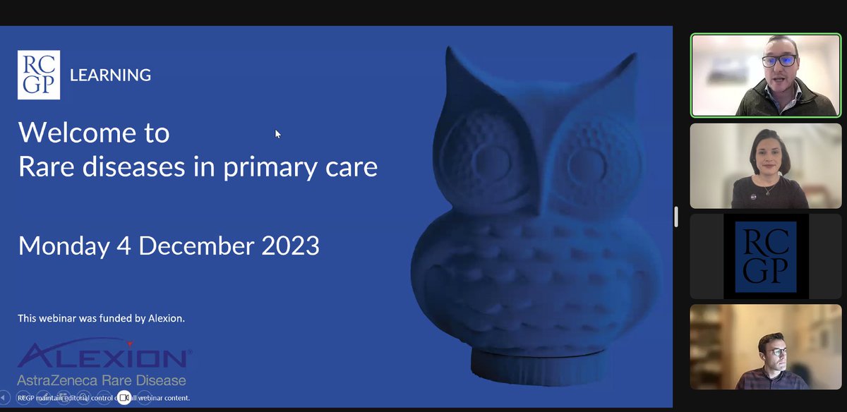 Lucy is waiting to speak to GPs about Rare Disease in Primary Care with @rcgp for the third year. Funded by @AlexionPharma We have 478 GPs registered for this webinar! 🙌🦓❤️⚕️ With @alexTLCsupport