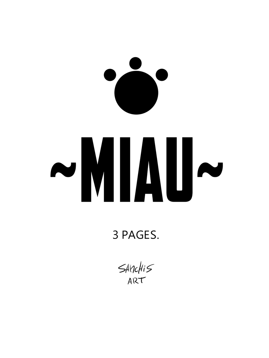 SanchisSecrets's tweet photo. Una historia rápida sin texto. "MIAU" 🎨🐱, #art #manga #cat https://t.co/ypZ2I5BrCv