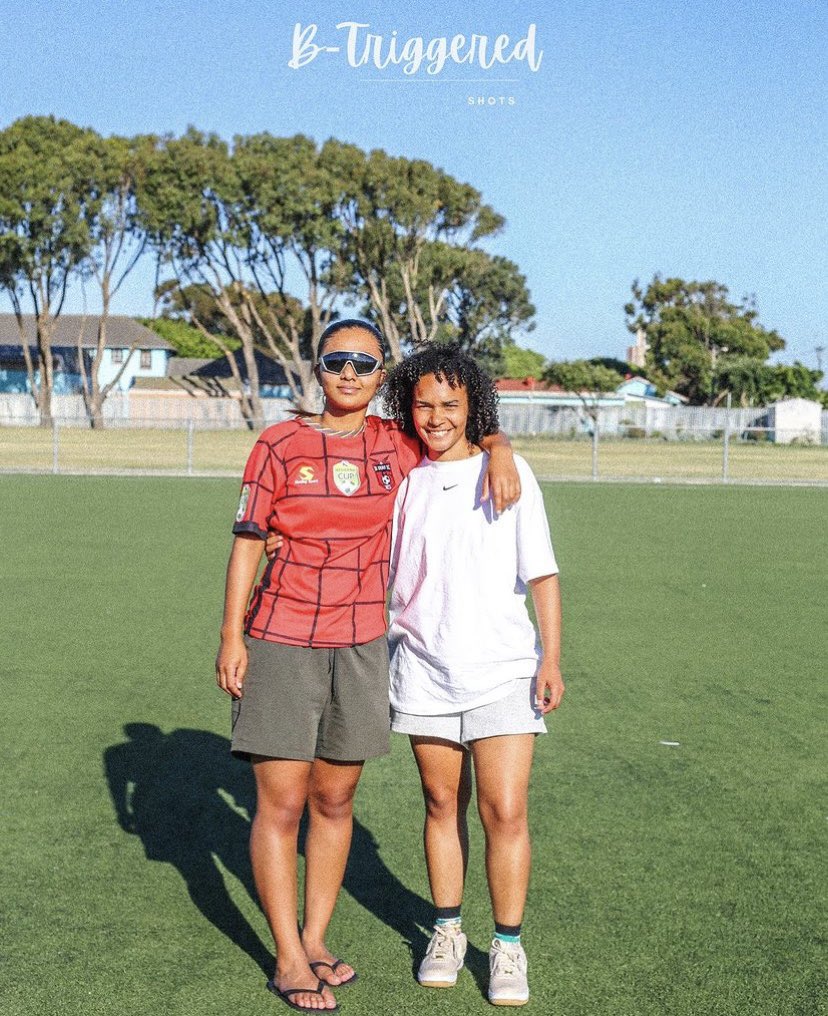 I met with South Africa's very own born footballer @rebeccajoyadams . A young girl from Elsie's who's dream was to one day play in Brazil which she has accomplished by playing for Sao Bernardo in Brazil. Football has always been her passion since the age of 6.