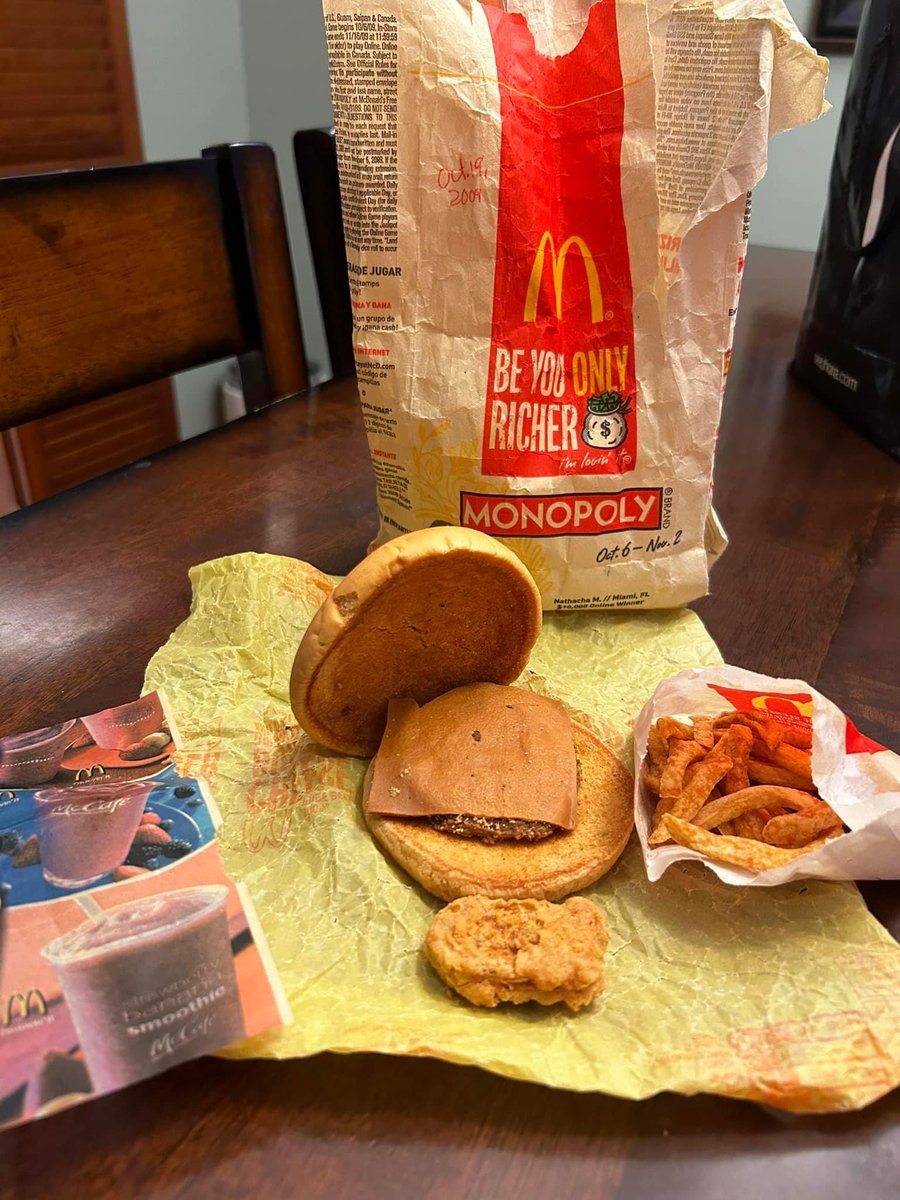 DrBenTapper1's tweet photo. This McDonald's Happy Meal is 14 years old today and is not moldy, nor is there any sign of decomposition. REAL FOOD WILL BREAK DOWN! 
Foods like this are nutritionally bankrupt but are designed to smell and taste great at the expense of our health. Heart disease and obesity are at an all-time high and are directly correlated to our lifestyle choices. The good news is that your body’s ability to be well is far greater than anyone has permitted you to believe!