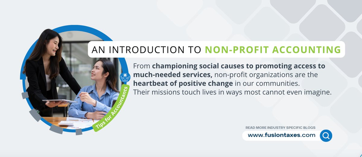Unveil the core components of non-profit accounting! From revenue recognition to expense classification, our guide brings financial transparency to NPOs. 💼📈 fusiontaxes.com/thought-leader…

#NonProfitFinance #AccountingBasics