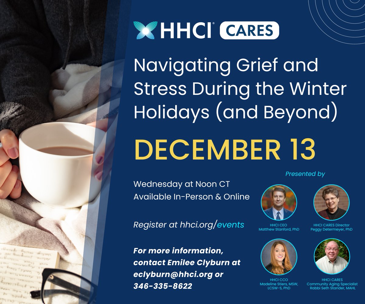 HopeHealingCI's tweet image. Register for our program, &apos;Navigating Grief and Stress During the Winter Holidays (and Beyond)&apos; at bit.ly/cares-dec-13 #Grief #NavigatingGrief #FreeEducationProgram #EndTheStigma
